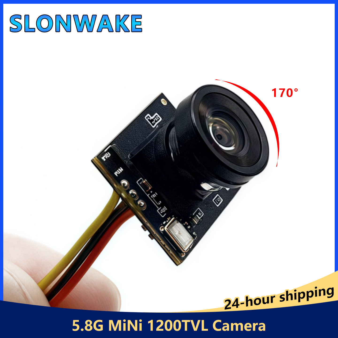 Drone Racing Camera - Caméra FPV SLONWAKE Ultra Mini 5.8G