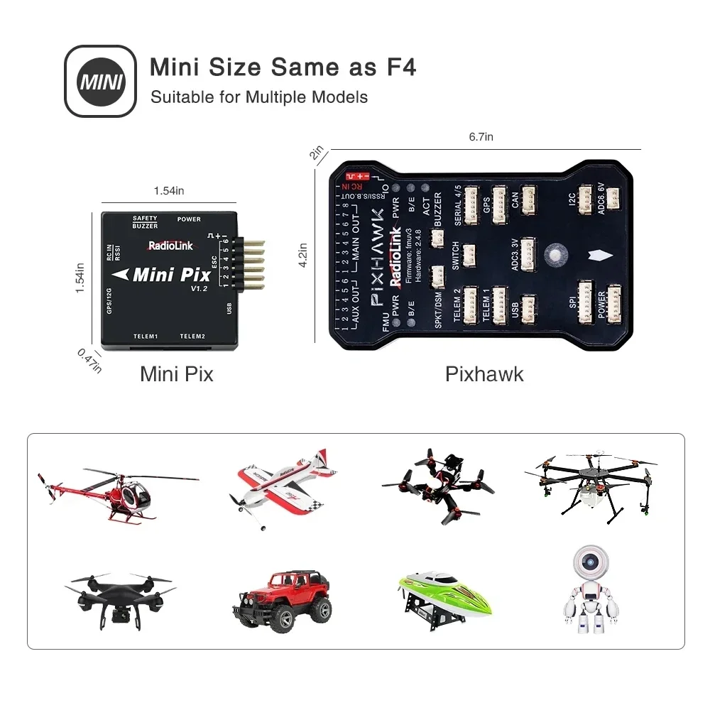 Radiolink Nouveau Mini PIX V1. - Drone Racing Flight Controller avis et prix