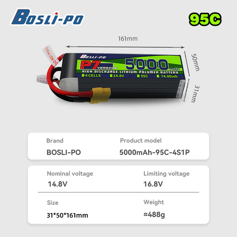 Batterie LiPo Boslipo P7 Versi - Drone Racing Battery avis et prix