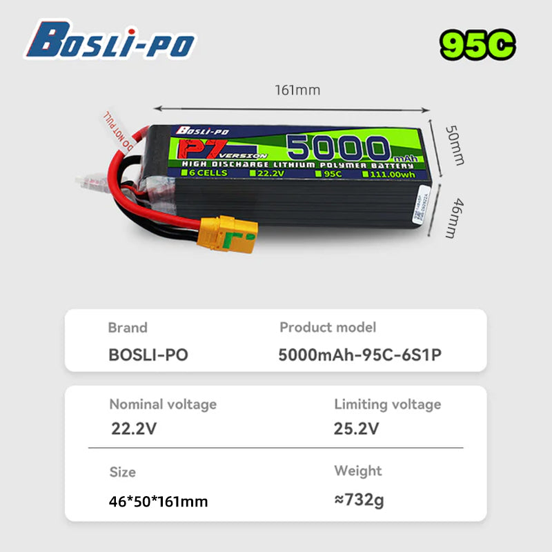 Batterie LiPo Boslipo P7 Versi - Drone Racing Battery avis et prix